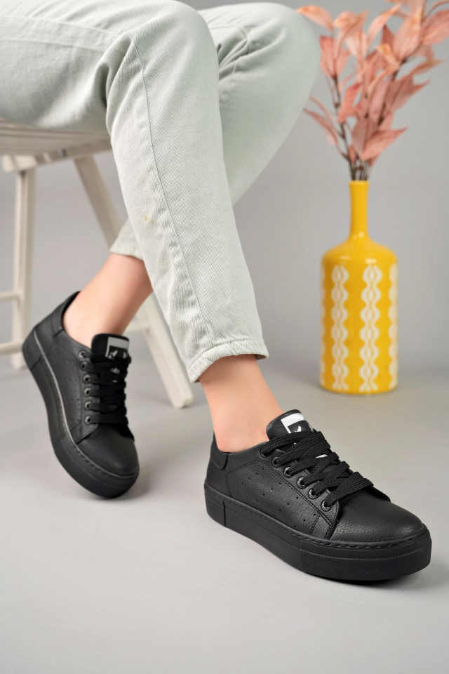 MN983 - CST Tennis Erkek Ayakkabı SIYAH