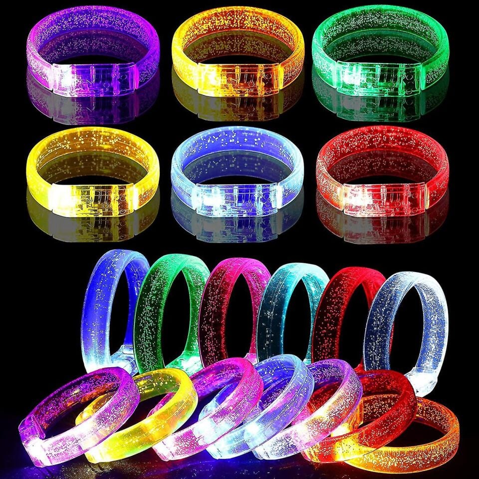 LED Işıklı Pilli Bileklik