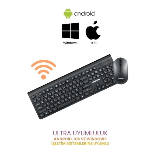Multimedya Q Klavye Ve Mouse Seti