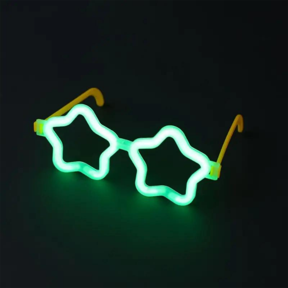 Yıldız Glow Partisi Gözlüğü - 12 Adet