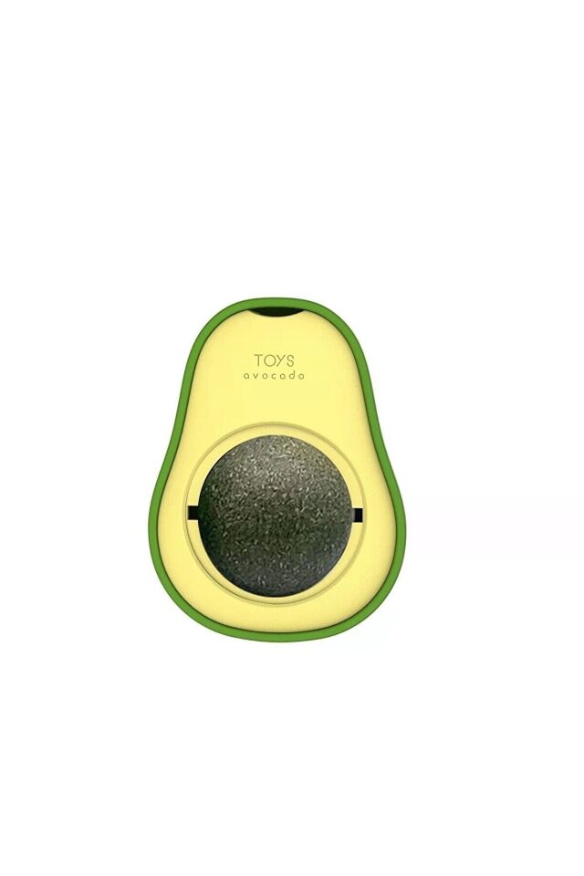 Avokado Tasarımlı Kedi Yalama Topu