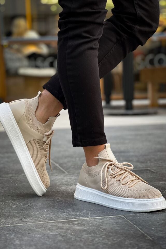 MN2408 - TBT Fusion Erkek Spor Ayakkabı KREM