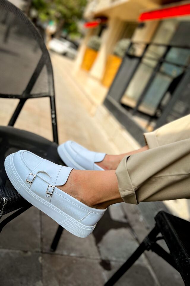 MN417 - CBT Mancini Erkek Ayakkabı BEYAZ