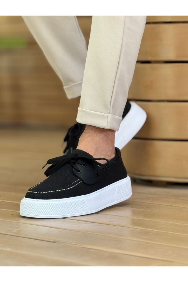 MN2602 - Triko Erkek Ayakkabı SIYAH