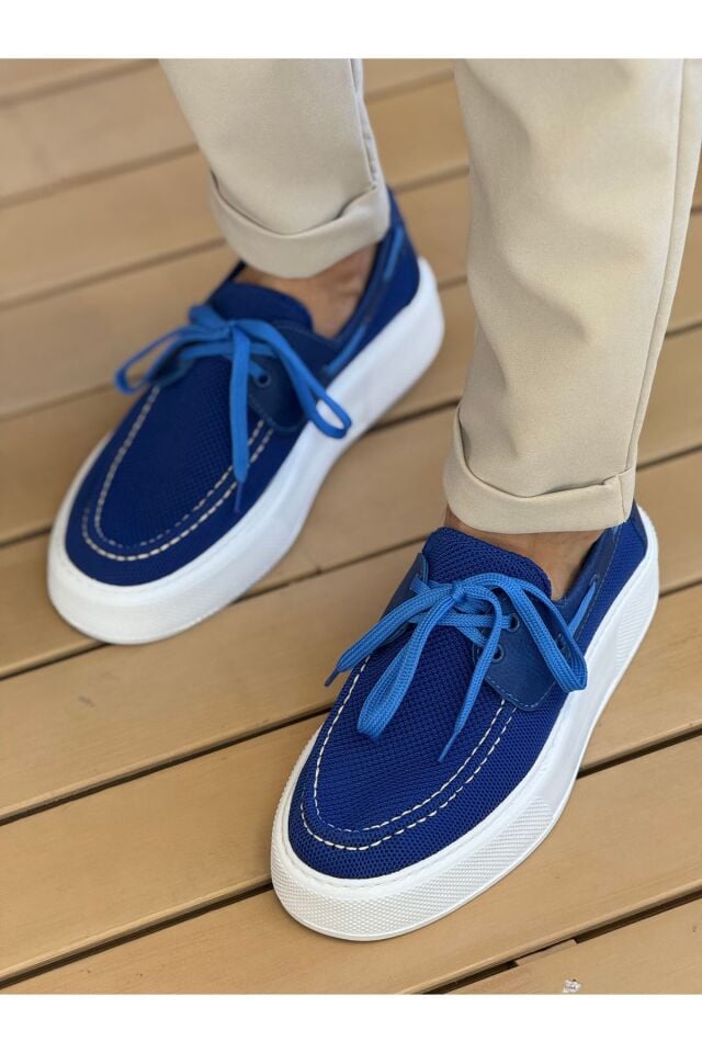 MN2602 - Triko Erkek Ayakkabı MAVI