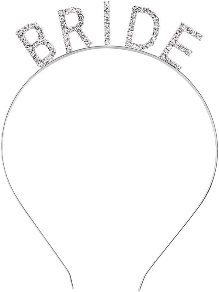 Bekarlığa Veda Bride Tacı Gümüş Renk