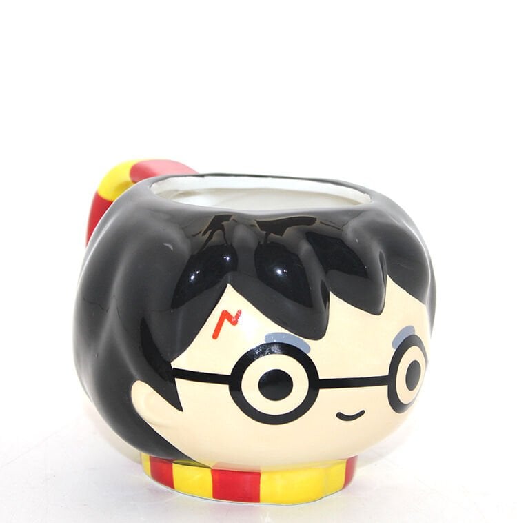 3D Harry Potter Figürlü Porselen Kupa Bardak - Hogwarts Temalı Tasarım