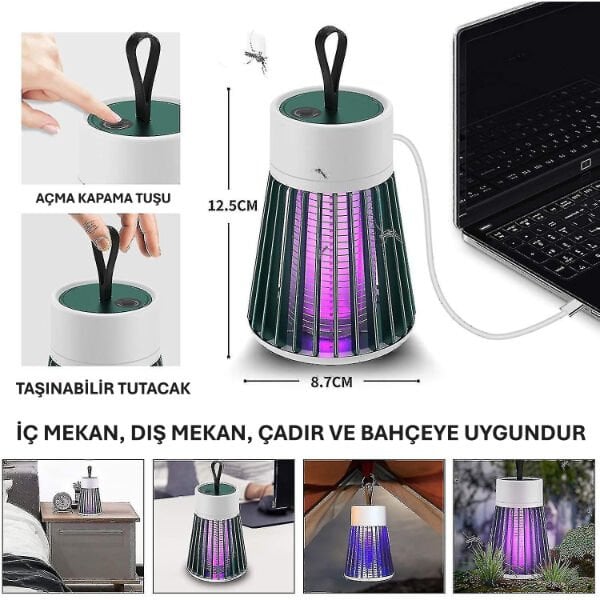 Mini Taşınabilir Sinek Öldürücü UV Lamba