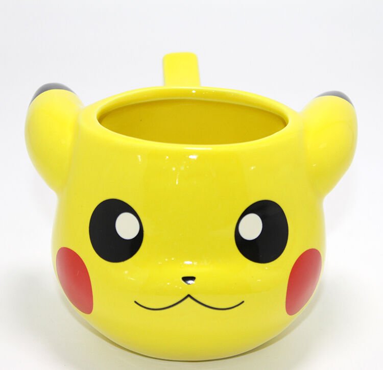 Pokemon Pikachu Tasarım Kupa Bardak - 3D Kabartma - Porselen