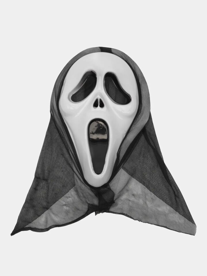 Kapşonlu Çığlık Maskesi Scream Maskesi 33x21 cm