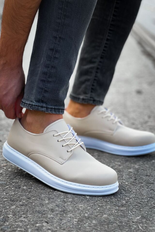 MN003 - CBT Pelle Classica Erkek Ayakkabı BEJ