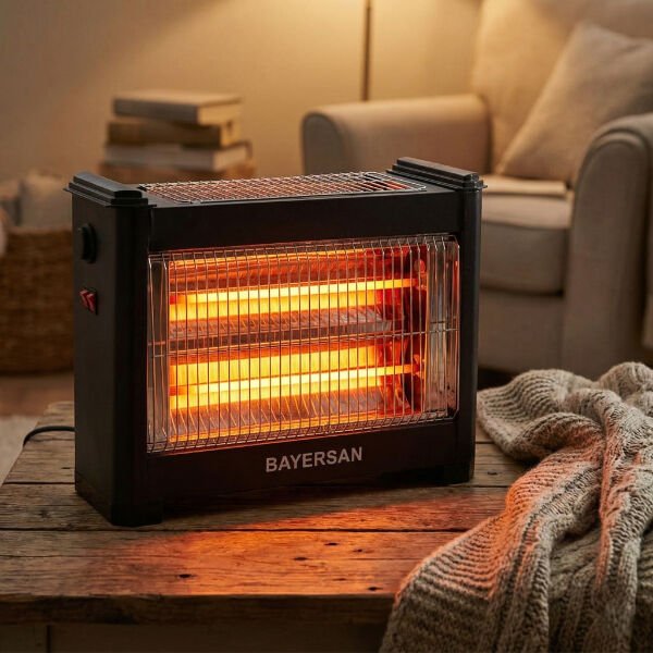 Şömine Tipi Isıtıcı Soba 1800W
