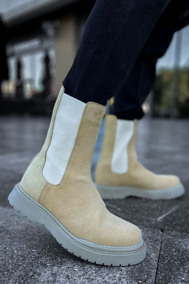 MN223 - SRT Alaska Süet Erkek Bot KUM