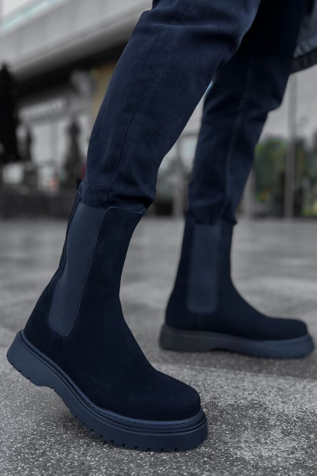 MN223 - SRT Alaska Süet Erkek Bot SIYAH